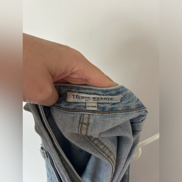 Vintage Teenie Weenie Embroidered Overalls Dress Size Small - Picture 9 of 9